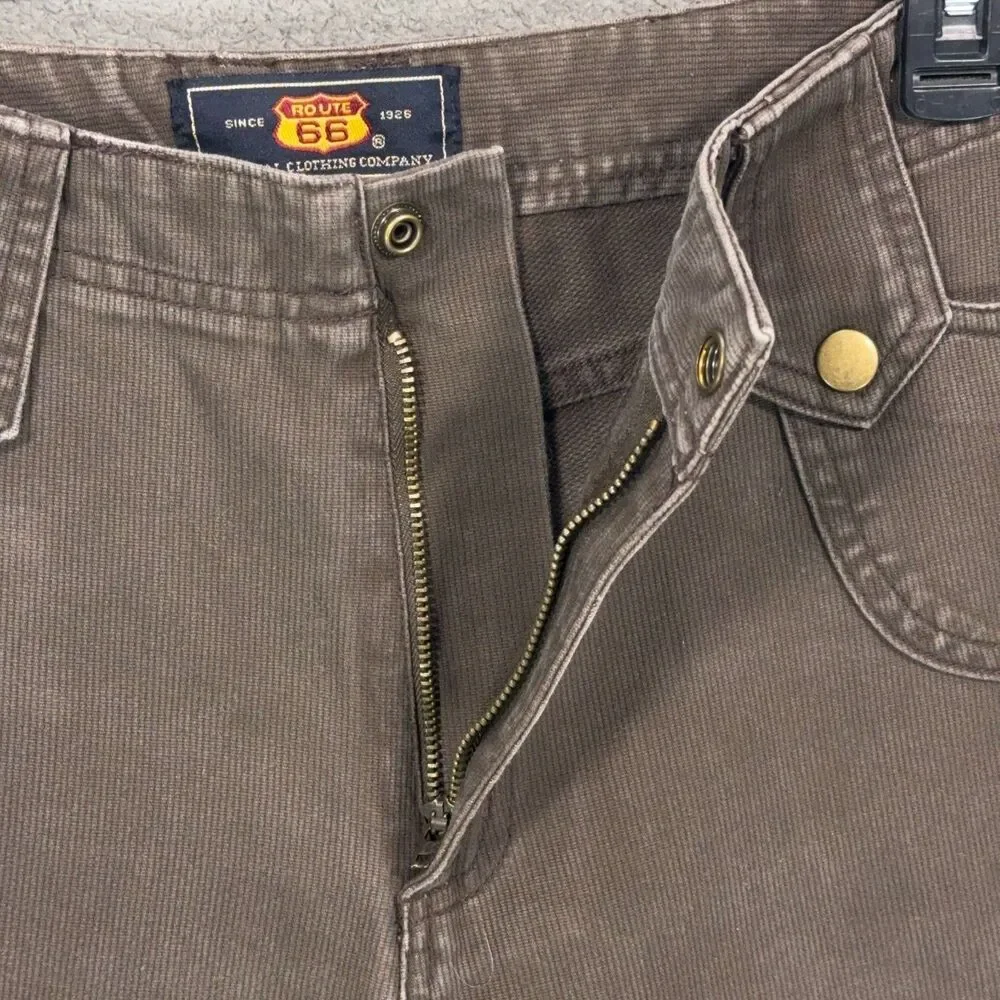Route 66 Women's Size 16 Pants Lot 2 Pair Khaki Brown Straight Leg Cotton Casual - Picture 14 of 16